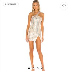 Superdown CICELY MINI DRESS IN SEQUIN MULTI